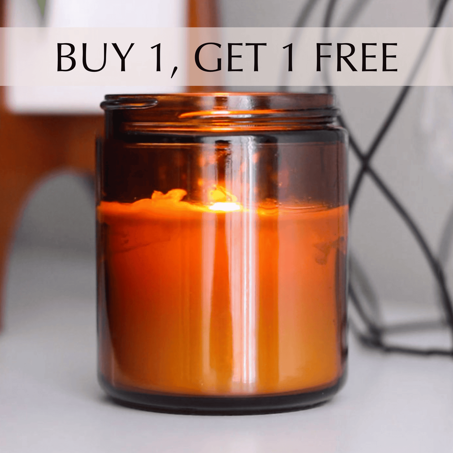 (Discontinued) 7oz Single-Wick | Organic Soy & Beeswax Candle | BUY 1, GET 1 FREE