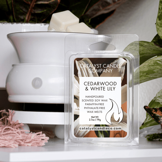 CEDARWOOD & WHITE LILY | Scented Soy Wax Melts