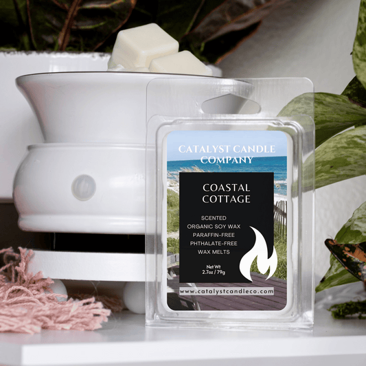 Coastal Cottage scented soy wax melts. Catalyst Candle Company, LLC