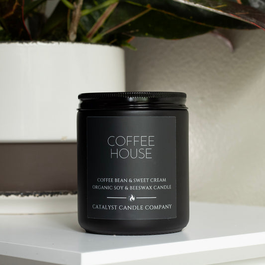 COFFEE HOUSE | 7oz Single-Wick | Organic Soy & Beeswax Candle