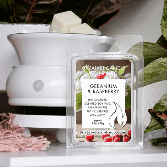 GERANIUM & RASPBERRY | Scented Soy Wax Melts