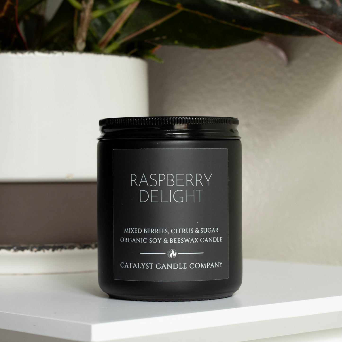 RASPBERRY DELIGHT | Mixed Berries, Citrus & Sugar Scented | Organic Soy & Beeswax Candle