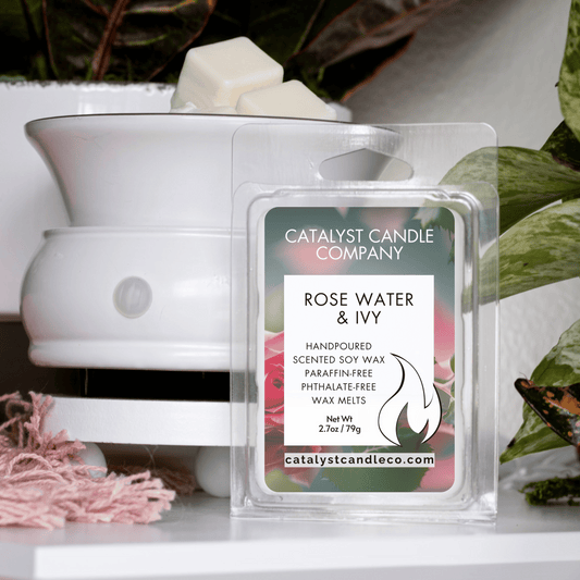 ROSE WATER & IVY | Scented Soy Wax Melts