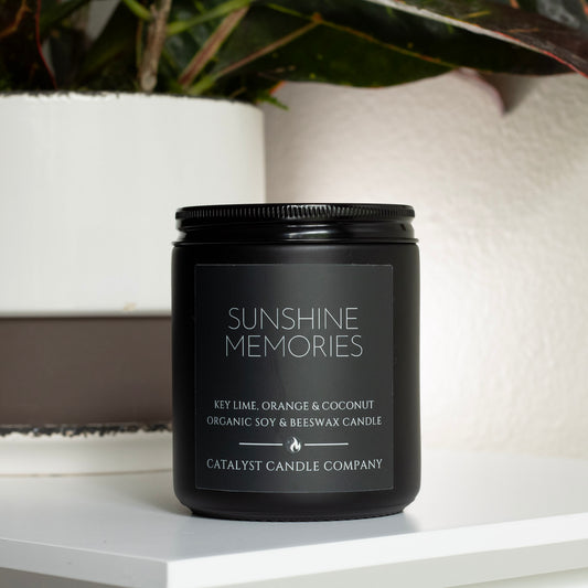 SUNSHINE MEMORIES | 7oz Single-Wick | Organic Soy & Beeswax Candle