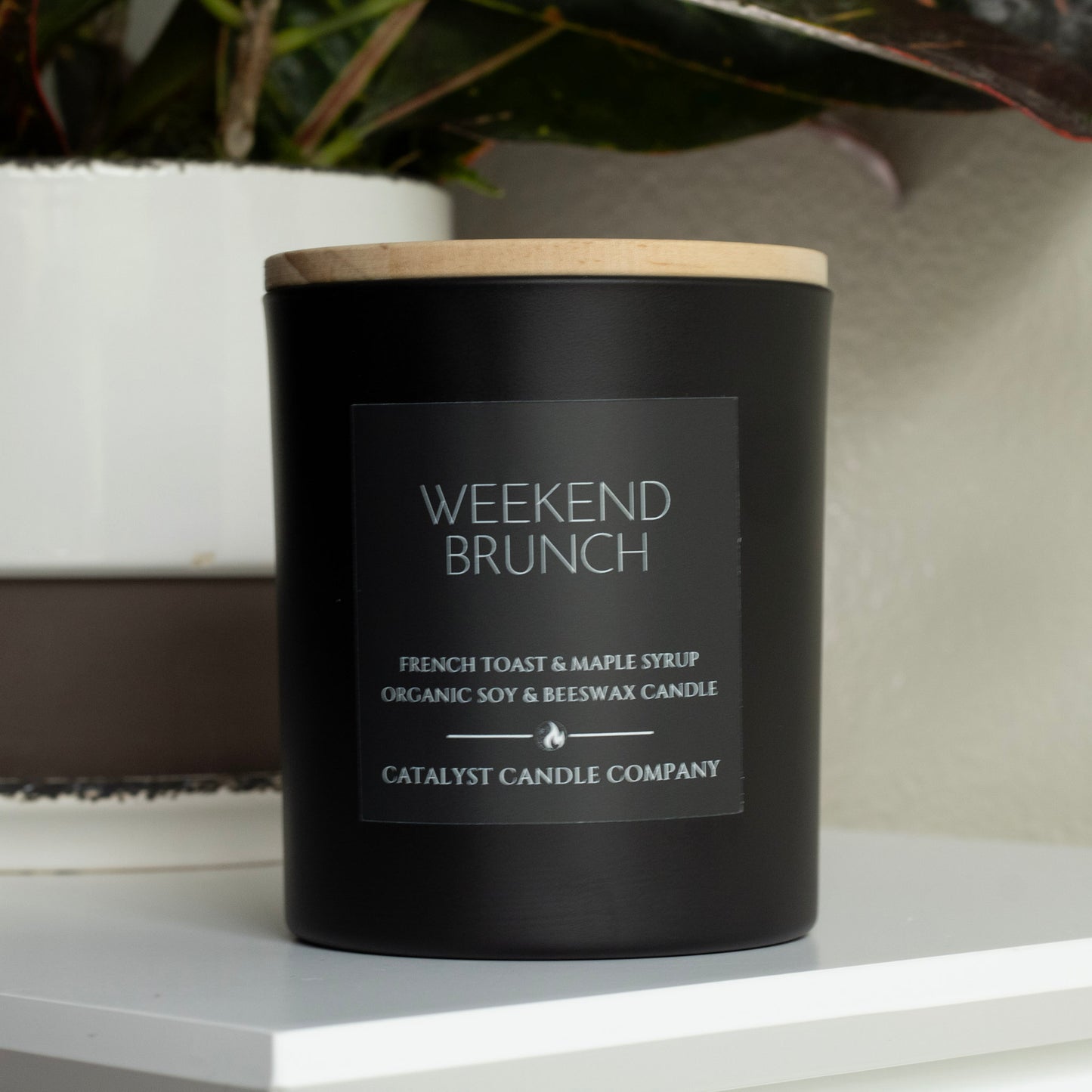 WEEKEND BRUNCH | French Toast & Maple Syrup Scented | Organic Soy & Beeswax Candle